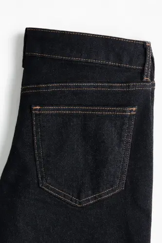 Flared Low Jeans - Kot siyahı - 6