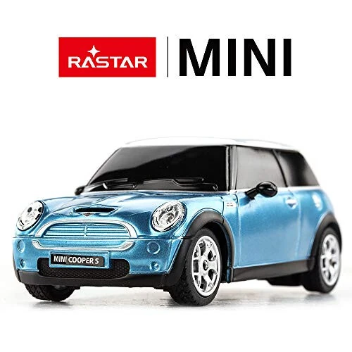 RASTAR 1: 24 RC Cars Toy Mini Cooper Car for Kids Mini Cooper S Remote Control Car - Blue - RASTAR (1)