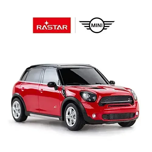 RASTAR BMW 1: 24 RC Cars Remote Control Mini Cooper Countryman Model Car Toy Mini Cooper Car for Kids, Red - RASTAR (1)