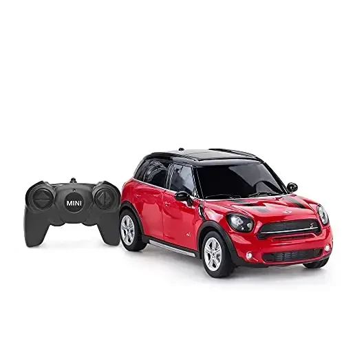 RASTAR BMW 1: 24 RC Cars Remote Control Mini Cooper Countryman Model Car Toy Mini Cooper Car for Kids, Red - 1