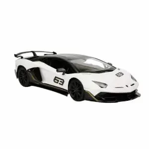 RASTAR Игрушечная машина Lamborghini 1: 14 Lamborghini Aventador SVJ с дистанционным управлением, Супер RC спортивная гоночная машина для детей мальчиков, 2.4GHz / Белый - 7