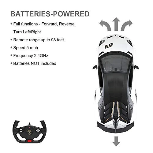 RASTAR Игрушечная машина Lamborghini 1: 14 Lamborghini Aventador SVJ с дистанционным управлением, Супер RC спортивная гоночная машина для детей мальчиков, 2.4GHz / Белый - 6