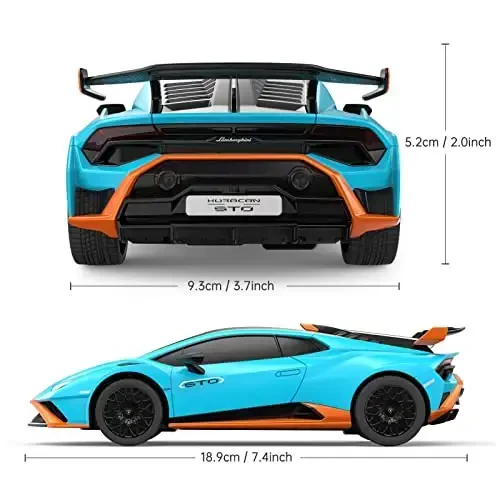 RASTAR Lamborghini Remote Control Car, 1/24 RC Lamborghini Huracán STO Toy Car RC Cars for Kids Adults - 4