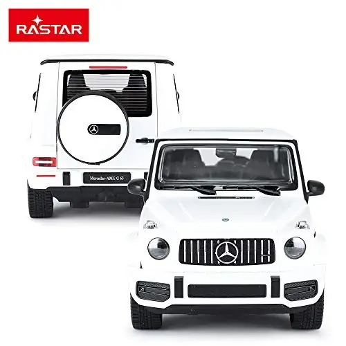 RASTAR Off-Road Remote Control Car, 1: 14 Mercedes-AMG G63 R/C Off-Roader Toy Car, Doors Open/Working Lights - White/2.4Ghz - RASTAR (1)