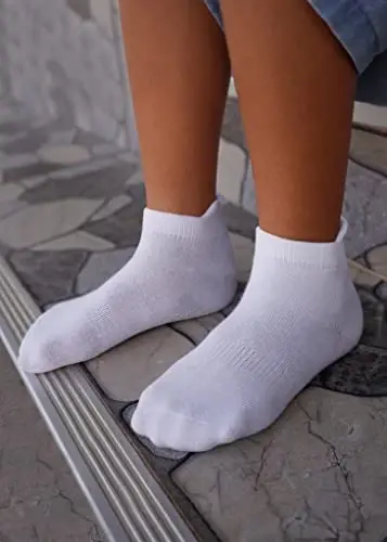 RATIVE Anti Slip Ankle Socks with Grips for Baby Toddler Kids Boys Girls - 2