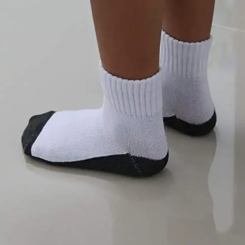 RATIVE Non Skid Anti Slip Crew Socks With Grips for Baby Infant Toddlers Kids Boys - 3