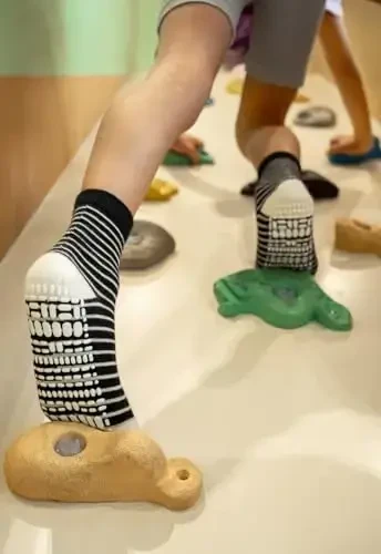 RATIVE Non Skid Anti Slip Crew Socks With Grips for Baby Infant Toddlers Kids Boys - 4