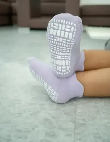 RATIVE Anti Slip Ankle Socks with Grips for Baby Toddler Kids Boys Girls - 5