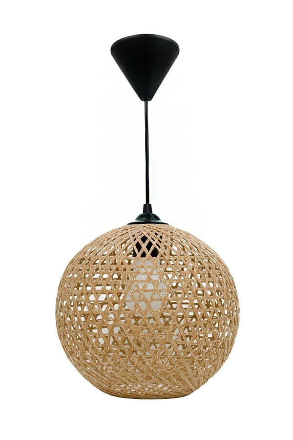 Rattan Rope Ball Pendant Natural Lighting NL021 21 Cm - 1