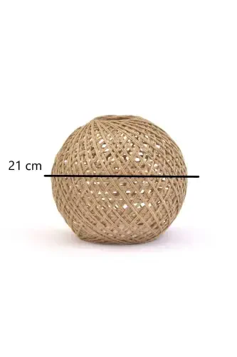 Rattan Rope Ball Pendant Natural Lighting NL021 21 Cm - 3