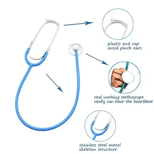 Rauoawby White Lab Coat for Kids - Children's Lab Coat for Doctor Scientist & Chemistry Experiment Costume - 4