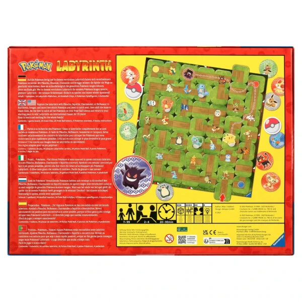 Ravensburger Pokemon Labirint Stol O'yini, 7+ yoshli bolalar va kattalar uchun - 6