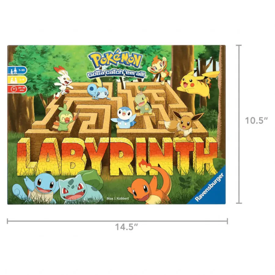 Ravensburger Pokemon Labirint Stol O'yini, 7+ yoshli bolalar va kattalar uchun - 7