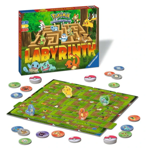 Ravensburger Pokemon Labyrinth Board Game, Children to Adult Ages 7+ - RAVENSBURGER (1)