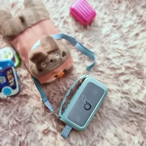 RAWECUD Silicone Cover Case for Soundcore Motion 300 Wireless Hi-Res Portable Speaker, Protective Holder Skin for Motion 300 Speaker Case Accessories (Blue) - 6