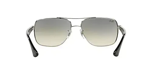 Ray-Ban erkaklar uchun RB3483 metall kvadrat quyoshdan saqlaydigan ko'zoynak - 7