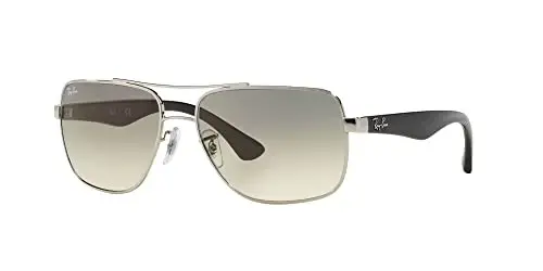 Ray-Ban erkaklar uchun RB3483 metall kvadrat quyoshdan saqlaydigan ko'zoynak - 2