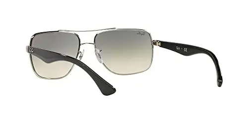 Ray-Ban erkaklar uchun RB3483 metall kvadrat quyoshdan saqlaydigan ko'zoynak - 6