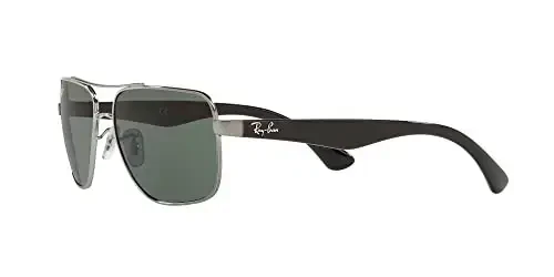 Ray-Ban erkaklar uchun RB3483 metall kvadrat quyoshdan saqlaydigan ko'zoynak - 3