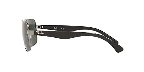 Ray-Ban erkaklar uchun RB3483 metall kvadrat quyoshdan saqlaydigan ko'zoynak - 4