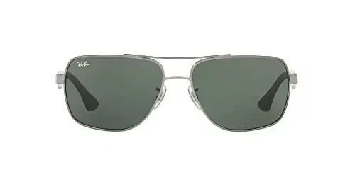 Ray-Ban Men's RB3483 Metal Square Sunglasses - MODAZONE