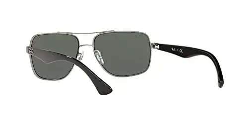 Ray-Ban Men's RB3483 Metal Square Sunglasses - 6