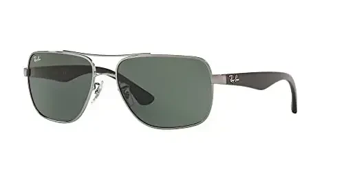 Ray-Ban Men's RB3483 Metal Square Sunglasses - MODAZONE (1)