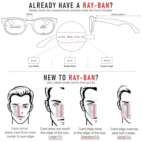 Ray-Ban RB0840s Mega Wayfarer Square Sunglasses - 7
