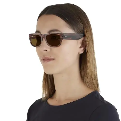 Ray-Ban RB0840s Mega Wayfarer Kare Güneş Gözlüğü - 6