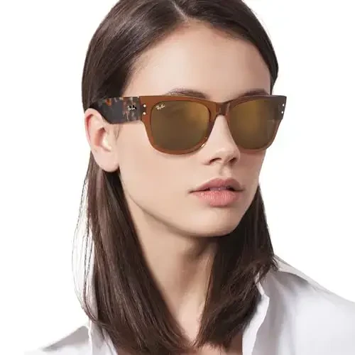 Ray-Ban RB0840s Mega Wayfarer Square quyoshdan saqlaydigan ko'zoynak - 5