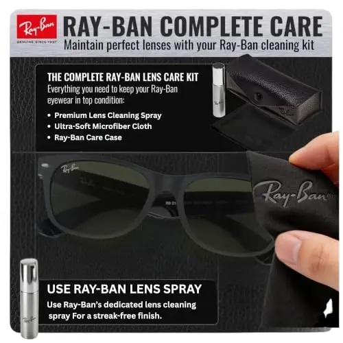 Ray-Ban RB2132 NEW WAYFARER COLOR MIX Square Shaped Sunglasses for Men & Women with Official RAYBAN Eyewear Kit - 6