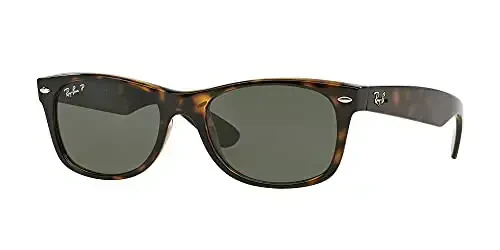 Ray-Ban RB2132 New Wayfarer quyoshdan saqlaydigan ko'zoynaklar + Vision Group aksessuarlari to'plami - 1