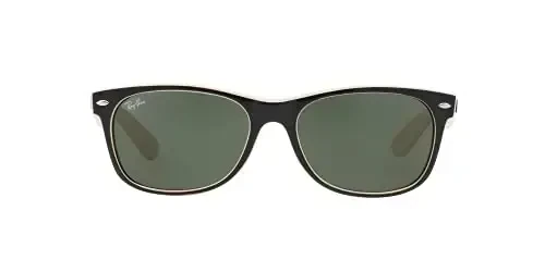 Ray-Ban RB2132 New Wayfarer quyoshdan saqlaydigan ko'zoynaklar + Vision Group aksessuarlari to'plami - 6