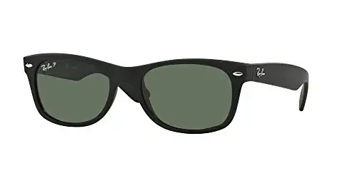 Ray-Ban RB2132 New Wayfarer Sunglasses + Vision Group Accessories Bundle 