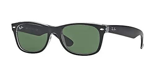 Ray-Ban RB2132 New Wayfarer Sunglasses + Vision Group Accessories Bundle - 1