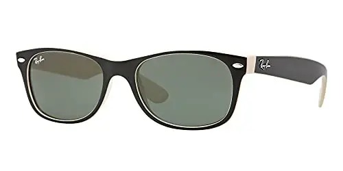 Ray-Ban RB2132 New Wayfarer Sunglasses + Vision Group Accessories Bundle - 1