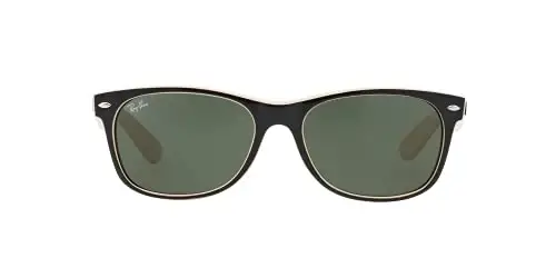 Ray-Ban RB2132 New Wayfarer Sunglasses + Vision Group Accessories Bundle - 6
