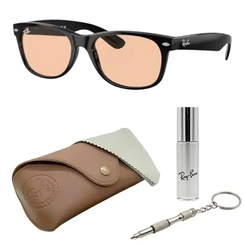 Ray-Ban RB2132F NEW WAYFARER CLASSIC LOW BRIDGE FIT Мужские и женские солнцезащитные очки квадратной формы с официальным набором очков RAYBAN 