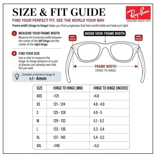 Ray-Ban RB2132F NEW WAYFARER CLASSIC LOW BRIDGE Sunglasses w/Official Kit - 3