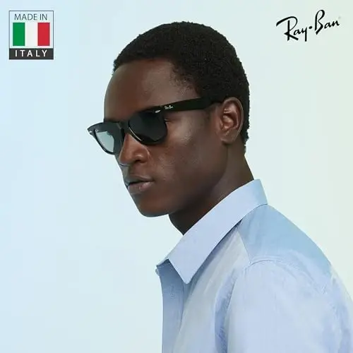 Ray-Ban RB2140 ORIGINAL WAYFARER CLASSIC Square Shaped Sunglasses for Men & Women with Official Eyewear Kit - 6