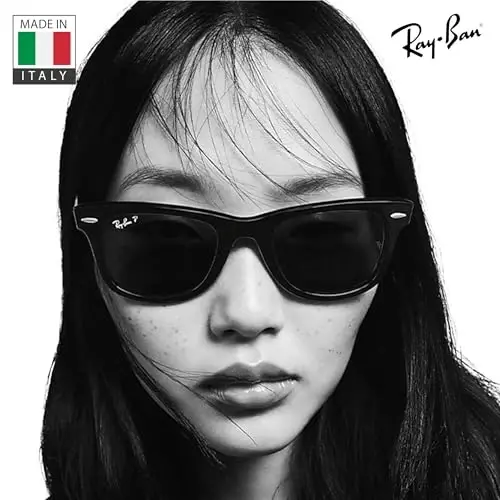 Ray-Ban RB2140 ORIGINAL WAYFARER CLASSIC Square Shaped Sunglasses for Men & Women with Official Eyewear Kit - 6