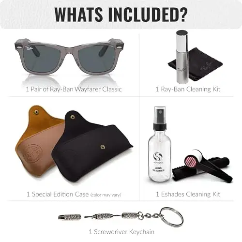 Ray-Ban RB2140 ORIGINAL WAYFARER CLASSIC Sunglasses with Official Kit - RAY-BAN (1)