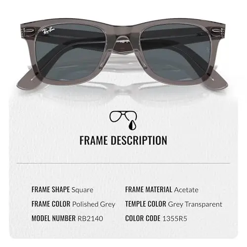 Ray-Ban RB2140 ORIGINAL WAYFARER CLASSIC Sunglasses with Official Kit - 3