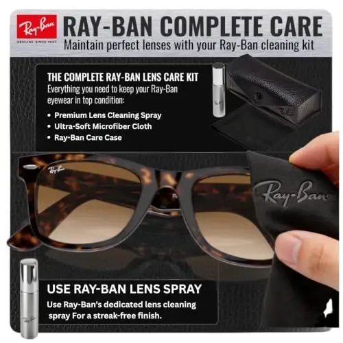 Ray-Ban RB2140 ORIGINAL WAYFARER CLASSIC Sunglasses with Official Kit - 6