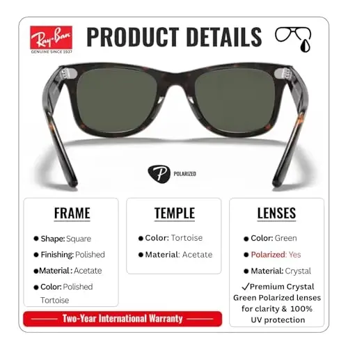 Ray-Ban RB2140 ORIGINAL WAYFARER CLASSIC Sunglasses with Official Kit - 3