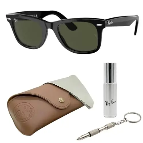 Ray-Ban RB2140 ORIGINAL WAYFARER CLASSIC Sunglasses with Official Kit - 1