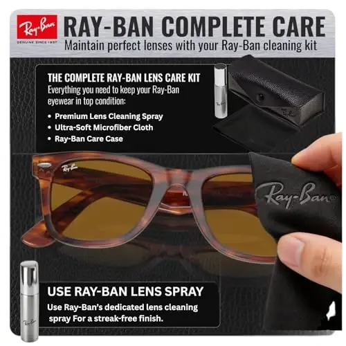 Ray-Ban RB2140 ORIGINAL WAYFARER CLASSIC Sunglasses with Official Kit - 6