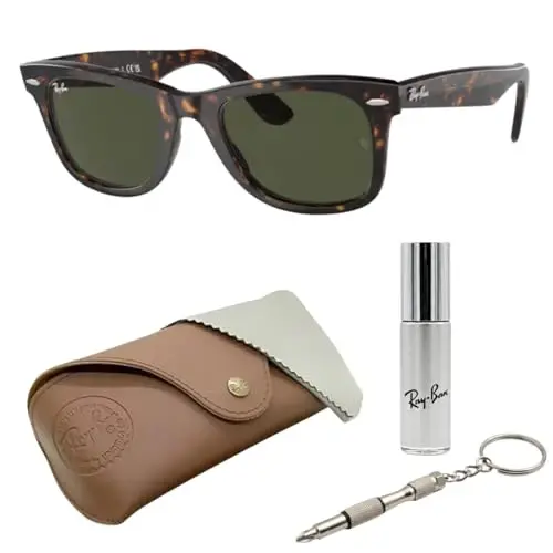 Ray-Ban RB2140 ORIGINAL WAYFARER CLASSIC Sunglasses with Official Kit - 1