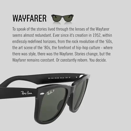 Ray-Ban Rb2140 Original Wayfarer Square Sunglasses - 3
