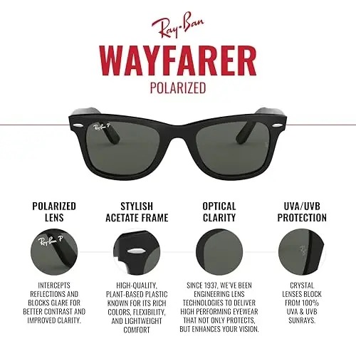 Ray-Ban RB2140 Original Wayfarer Square Sunglasses - 3